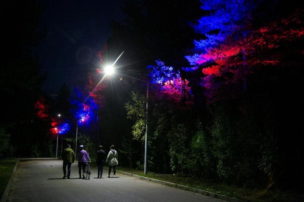 Парк находится в самом центре Сургута