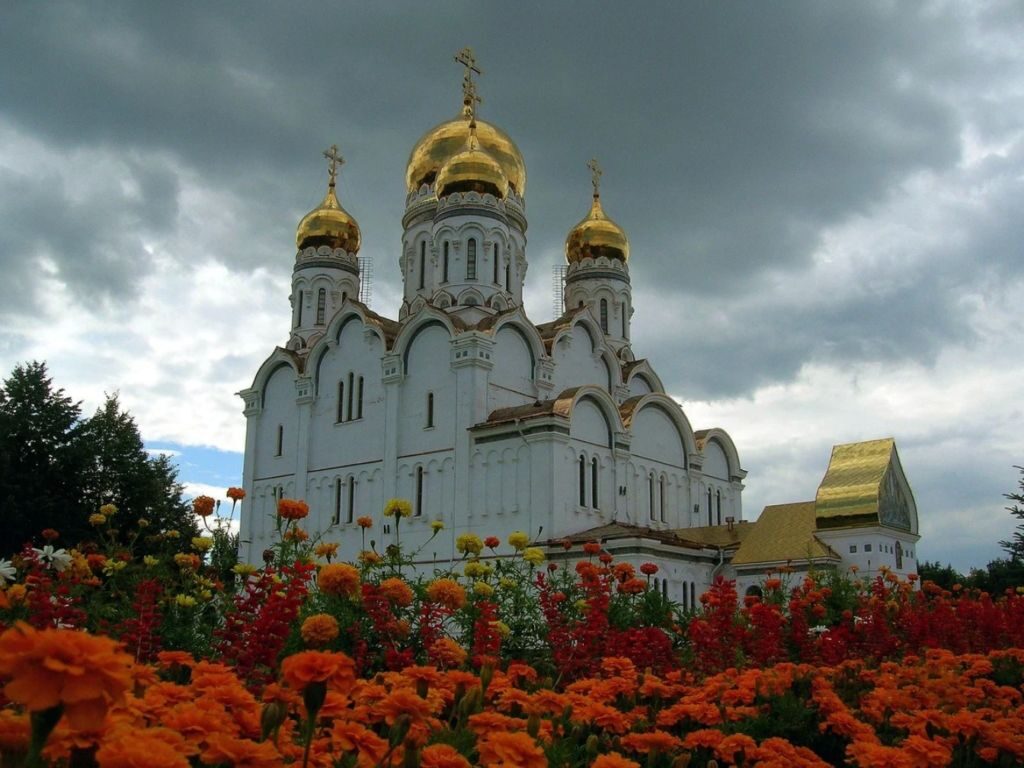 В цветах