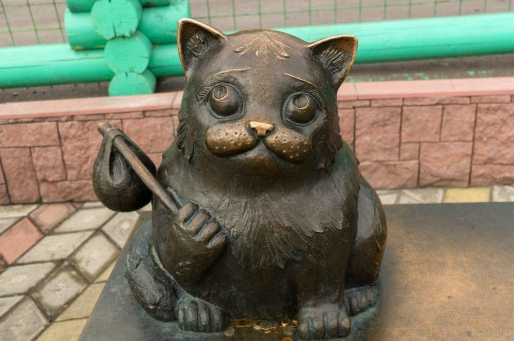 Кот с котомкой