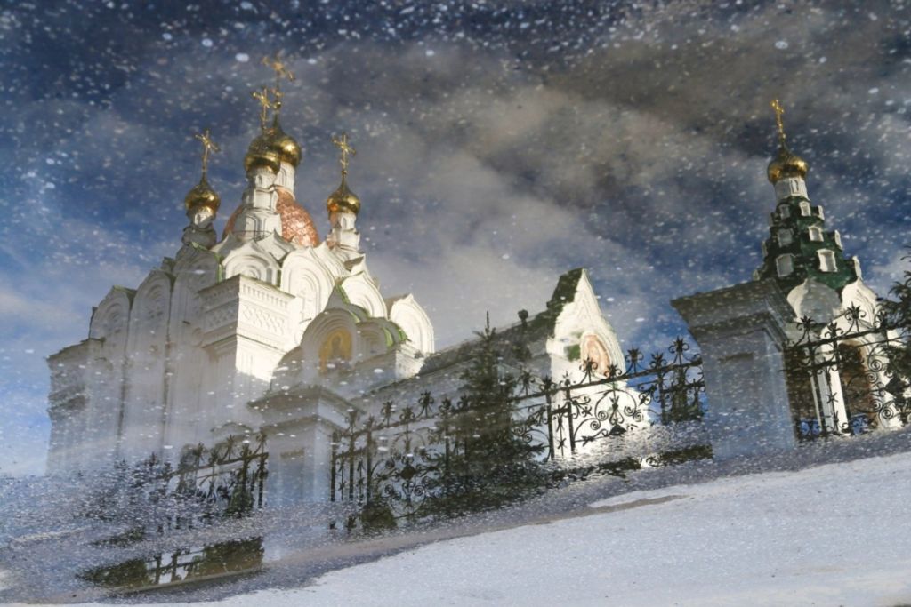 В метель