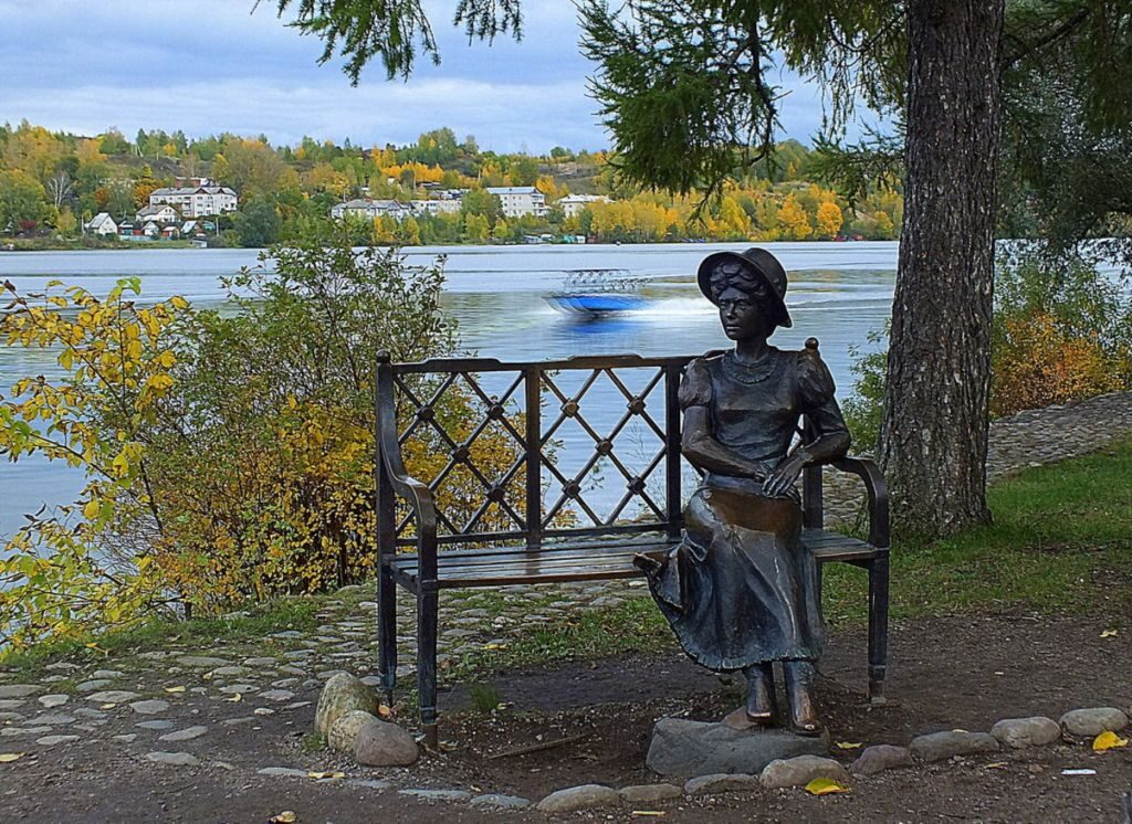 С видом на Волгу