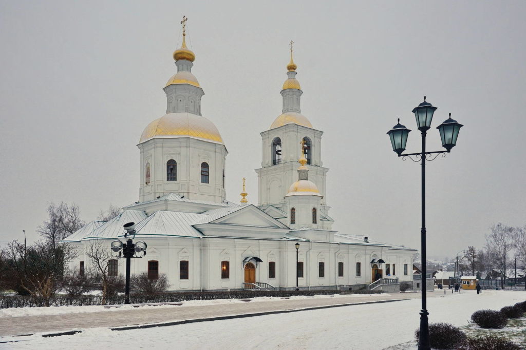 Казанская церковь зимой